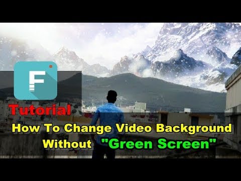 filmora green screen video